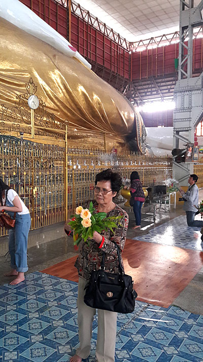 ไปเทียวพม่า พระพุทธไสยาสน์เจาทัตยี เทพกระซิบ